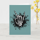 Rots in Been Kaart (Gele Bloem)