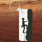 Rots klimmen Bergbeklimmer Silhouet  Sleutelhanger (Voorkant)