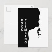 Rots klimmen briefkaart (Voorkant / Achterkant)