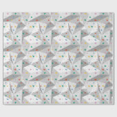 Rots klimmen cadeaupapier (Vlak)