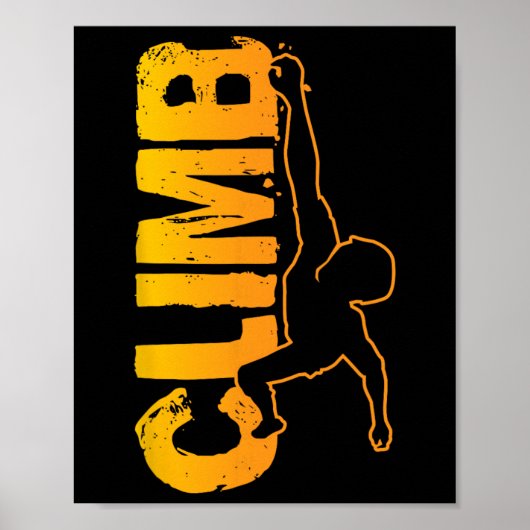 Rots klimmen Funny Bouldering enthousiastelingen v Poster (Voorkant)