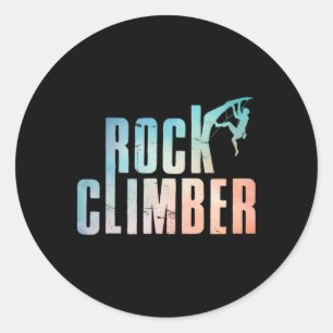 Rots klimmen Funny Bouldering enthousiastelingen v Ronde Sticker