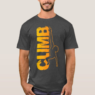 Rots klimmen grappige Bouldering enthousiastelinge T-shirt