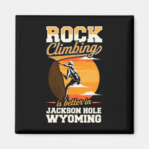 Rots klimmen is beter in Jackson Hole Wyoming Magneet