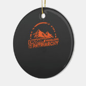 Rots klimmen keramisch ornament (Links)