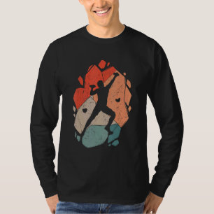 Rots klimmen Klimmen Vintage klimmer Bouldering T-shirt