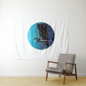 Rots klimmen klimmer Retro Wandkleed (In Situ (horizontaal))