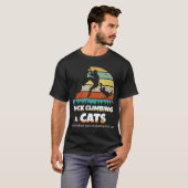 Rots klimmen met katten vintage t-shirt (Voorkant volledig)