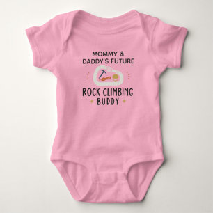 Rots klimmen - Papa's toekomstige rotsklimbuddy Romper