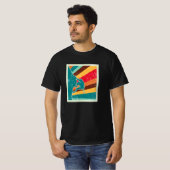 Rots klimmen Retro Vintage T-shirt (Voorkant volledig)