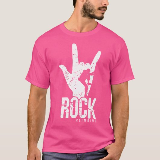 Rots klimmen t-shirt (Voorkant)