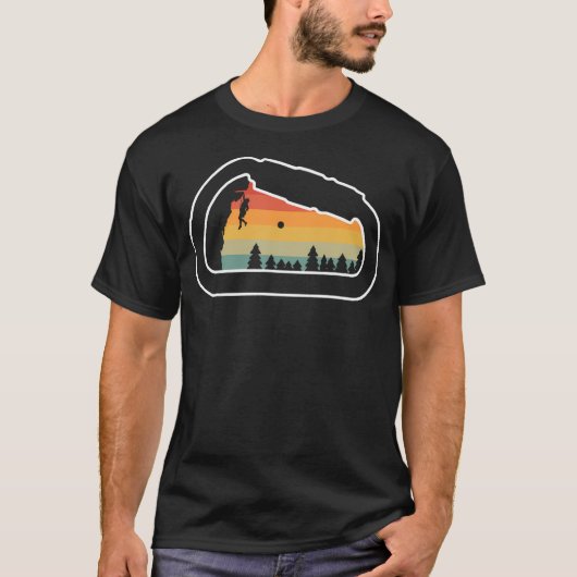 Rots klimmen t-shirt (Voorkant)