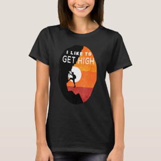 Rots klimmen Vintage klimmer Bouldering T-shirt