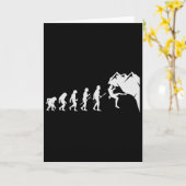Rots klimmen - Voor rot klimmer Funny Evolution  Kaart (Gele Bloem)