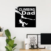 Rots klimmende vader poster (Thuiskantoor)