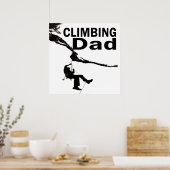 Rots klimmende vader poster (Keuken)