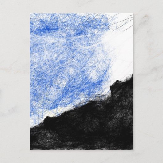 rots Mountain en droom Briefkaart (Voorkant)