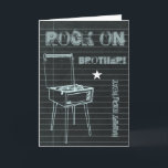 Rots op broer! Gelukkige verjaardagskaart Kaart<br><div class="desc">Rots op broer! Verjaardagskaart. Ontworpen door Anna-Marie Struik. Bekijk meer van Anna's werk op www.anna-mariebush.com</div>