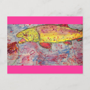 rots op regenbogen briefkaart