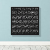 Rots, papier, schaar canvas afdruk (Insitu (Houten vloer))