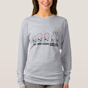 Rots, papier, schaar, moordwanten! t-shirt