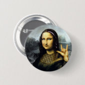 rots ronde button 5,7 cm (Voorkant /achterkant)