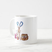 Rots, schaar, paperbag koffiemok (Voorkant links)