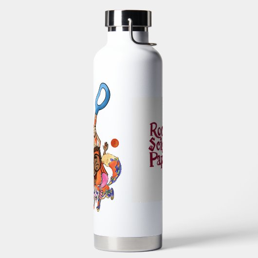 Rots, schaar, paperbag met splash waterfles (Links)