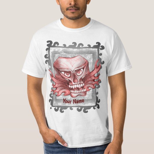Rots schedel t-shirt (Voorkant)