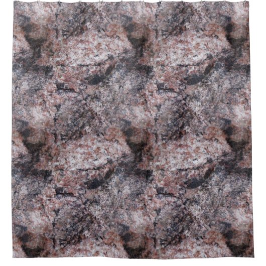 Rots Snoep roze textuur Douchegordijn (Voorkant)