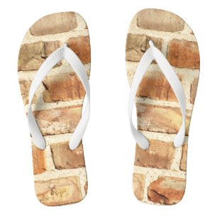 rots, steen, muur, textuur, architectuur, oud,  teenslippers