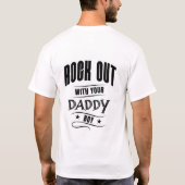 Rots uit met je daddy boy T-shirt ontwerp (Achterkant)