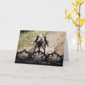 Rots van Agony, Jeruzalem, Israël - kleur, kaart (Gele Bloem)