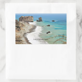 Rots van Aphrordite, Cyprus, Rechthoekige Sticker (Tas)