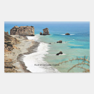 Rots van Aphrordite, Cyprus, Rechthoekige Sticker
