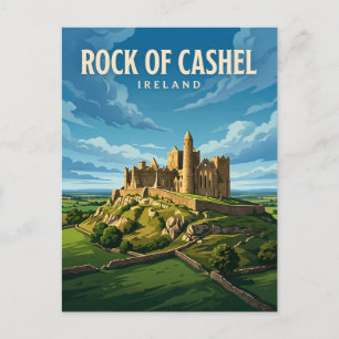 Rots van Cashel Ierland Briefkaart