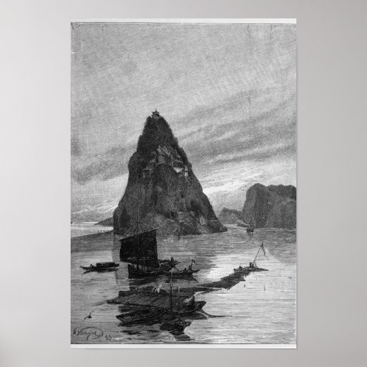 Rots van de Little Orphan op de Yangtze rivier Poster (Voorkant)