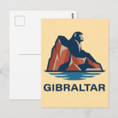 Rots van Gibraltar Briefkaart (Voorkant / Achterkant)