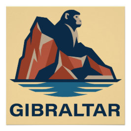 Rots van Gibraltar Perfect Poster