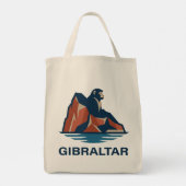 Rots van Gibraltar Tote Bag (Achterkant)