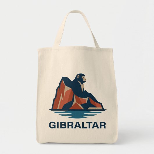 Rots van Gibraltar Tote Bag (Voorkant)