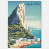  Rots van Gibraltar Travel Art Magneet (Voorkant)