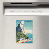  Rots van Gibraltar Travel Art Magneet (Insitu (Vaatwasser))
