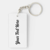 Rots van Guatape El Penon Colombia Waterverf Sleutelhanger (achterkant)