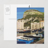 Rots van het Briefkaart van Gibraltar (Voorkant / Achterkant)