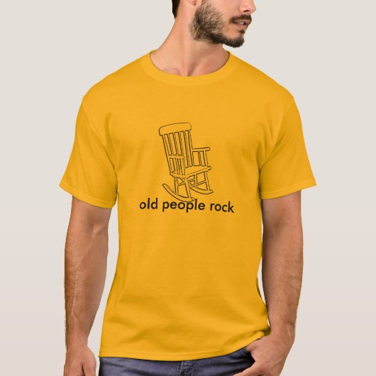 rots voor ouderen ( 2 ) t-shirt (Voorkant)