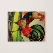 Rotsachtig de Knappe Haan Legpuzzel (Horizontaal)