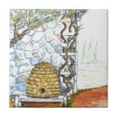 rotsachtig gewas tegeltje (Voorkant)