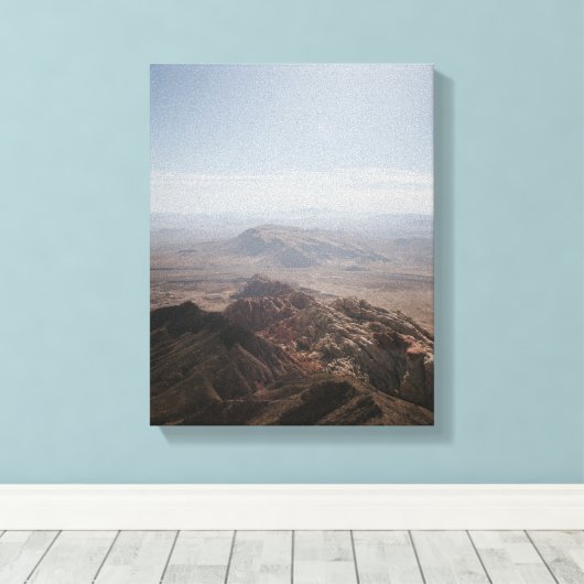 rotsachtig landschap canvas afdruk (Insitu (Houten vloer))