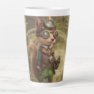 rotsachtig   Steampunk Eekhoorn Latte Mok